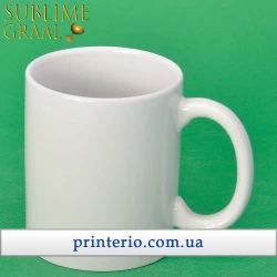 Чашка для сублімації Sublime Світлячок з логотипом люмінесцентна біла